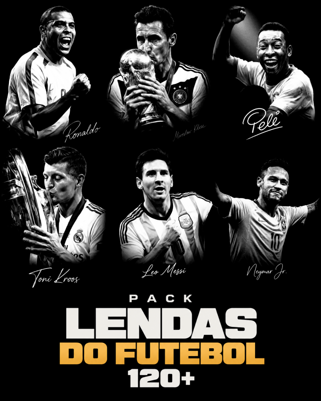 Lendas do Futebol — Pack 120+