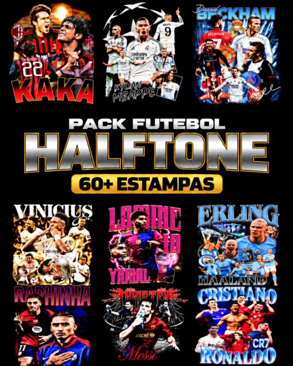 Pack Futebol Halftone 60+
